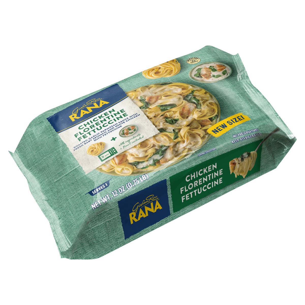 slide 4 of 10, Rana Fettuccine Chicken Florentine- Single-Serve Meal Kit, 12 oz