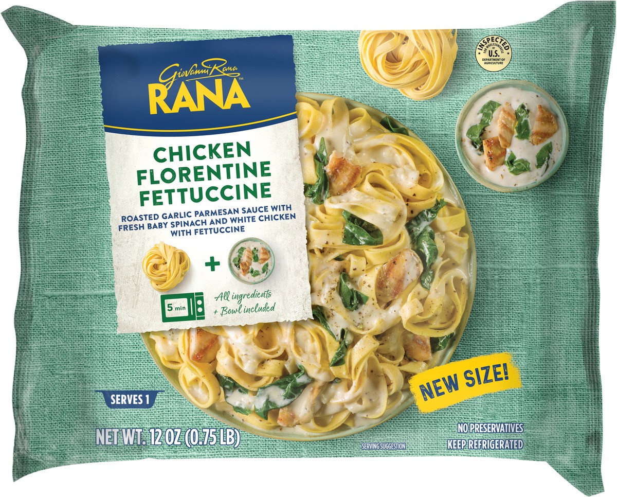 slide 2 of 10, Rana Fettuccine Chicken Florentine- Single-Serve Meal Kit, 12 oz