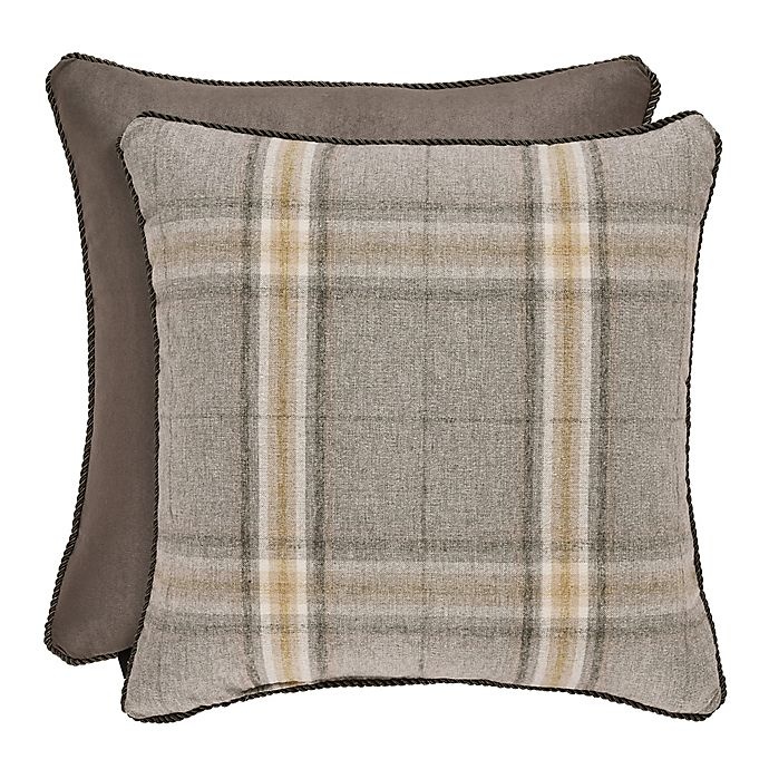 slide 1 of 1, J. Queen New York Jaspen Square Throw Pillow - Grey, 1 ct