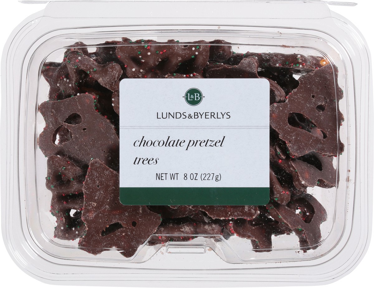 slide 14 of 14, Lunds & Byerlys Chocolate Pretzel Trees 8 oz, 8 oz