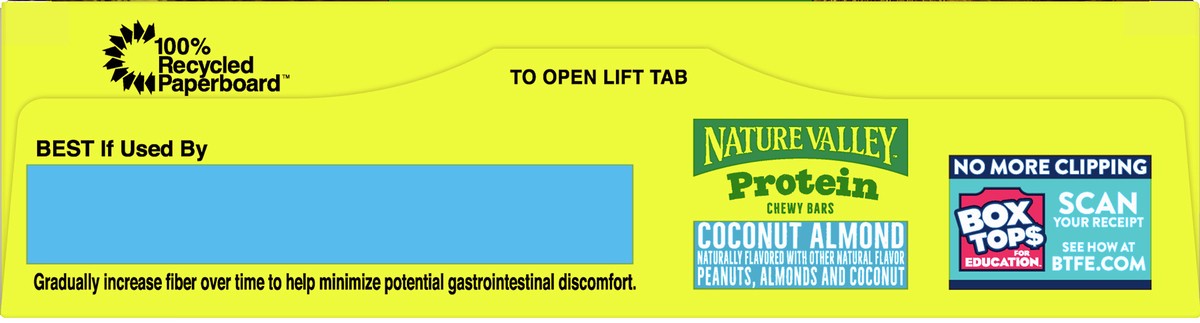 slide 9 of 9, Nature Valley Coconut Almond Protein Chewy Bars 5 ea, 5 ct