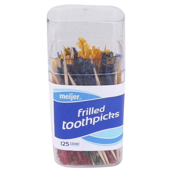 MEIJER TOOTHPICKS FRILLED 125 ct Shipt