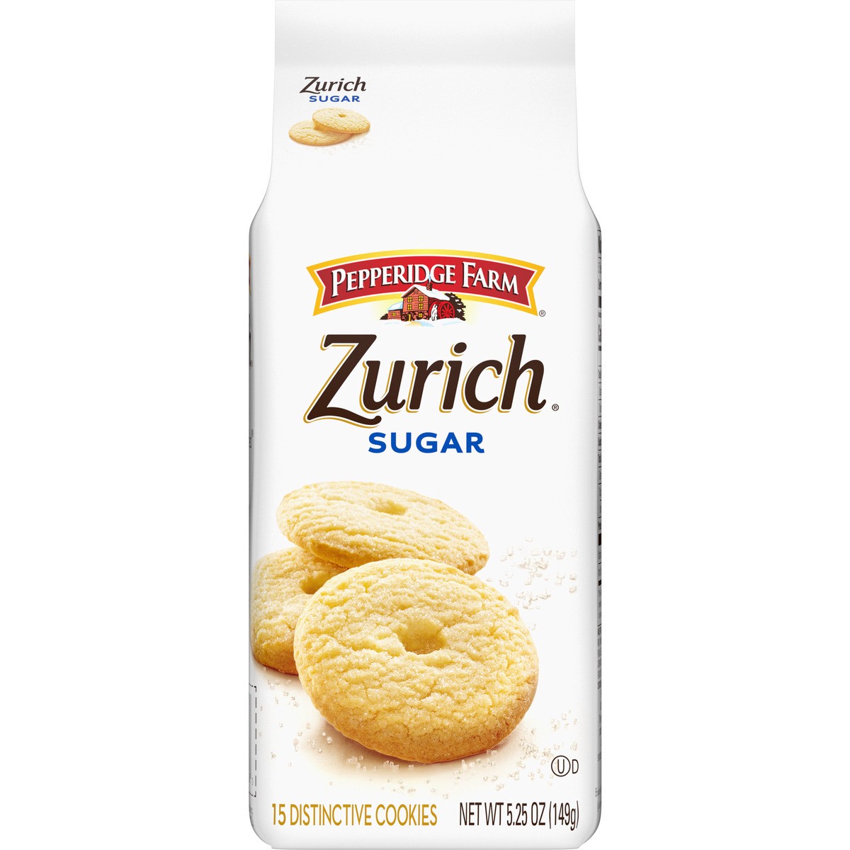 slide 1 of 9, Pepperidge Farm Zurich Sugar Cookies, 5.25 Oz Bag, 5.250 oz