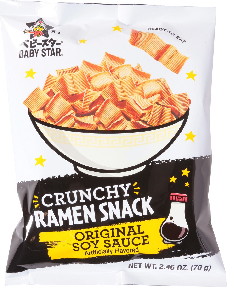 slide 7 of 13, Baby Star Crunchy Original Soy Sauce Ramen Snack 2.46 oz, 2.46 oz