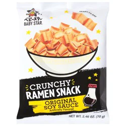 Baby Star Crunchy Original Soy Sauce Ramen Snack 2.46 oz