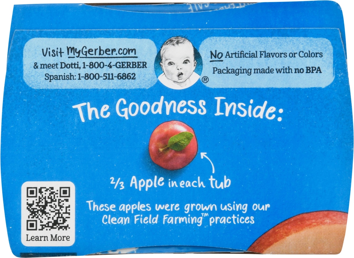 slide 5 of 10, Gerber 2nd Foods Apples, 2 ct; 4 oz