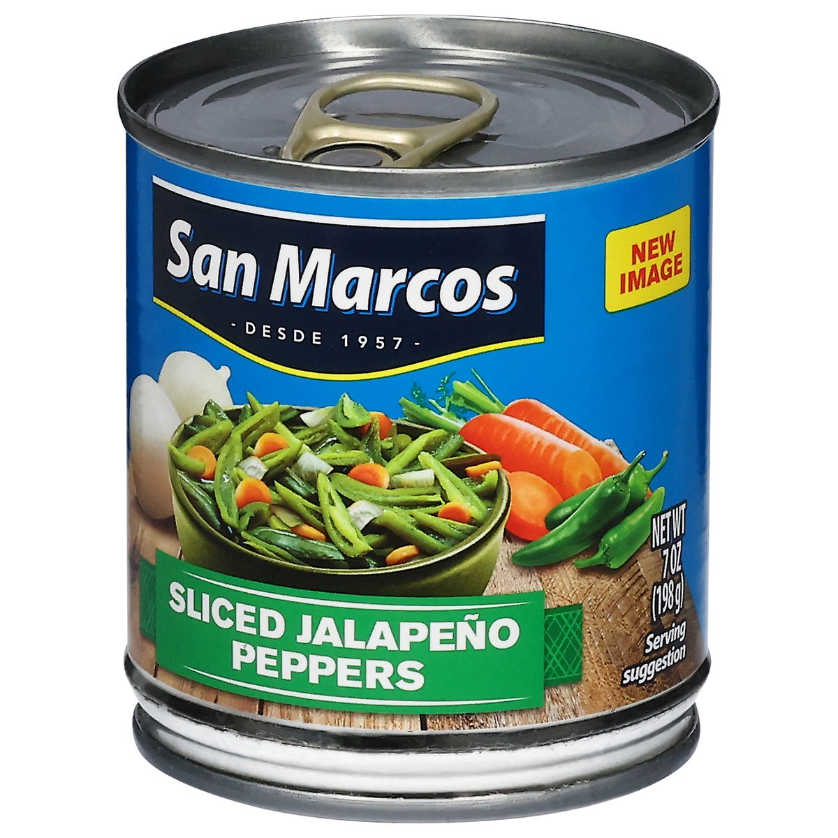 slide 9 of 12, San Marcos Sliced Jalapeno Peppers 7 oz, 7 oz