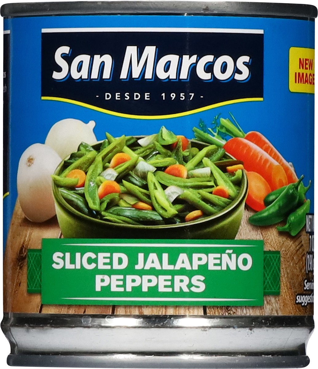 slide 11 of 12, San Marcos Sliced Jalapeno Peppers 7 oz, 7 oz