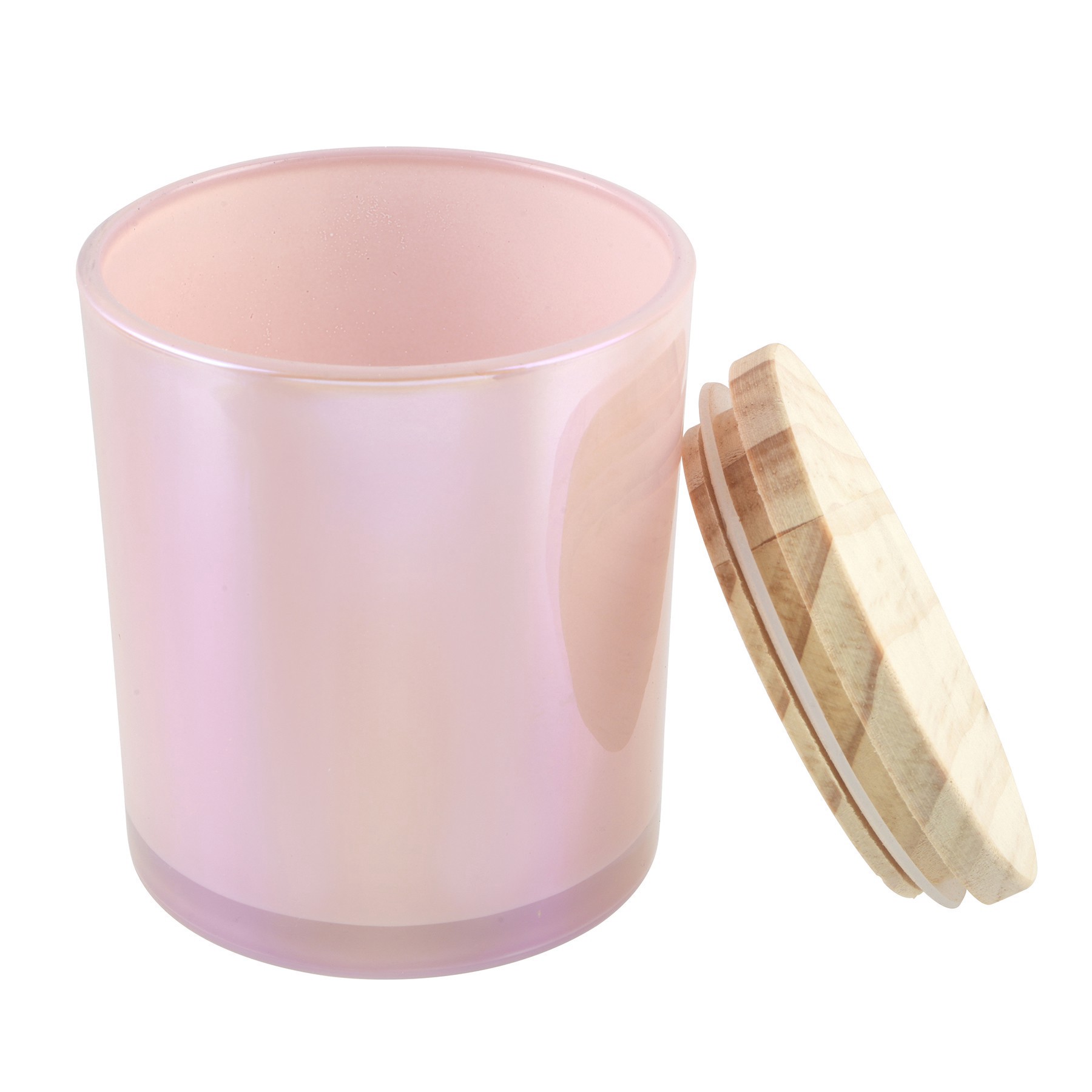 slide 3 of 3, 8oz. Iridescent Glass Candle Jars, 2ct. By Make Market, 2 ct