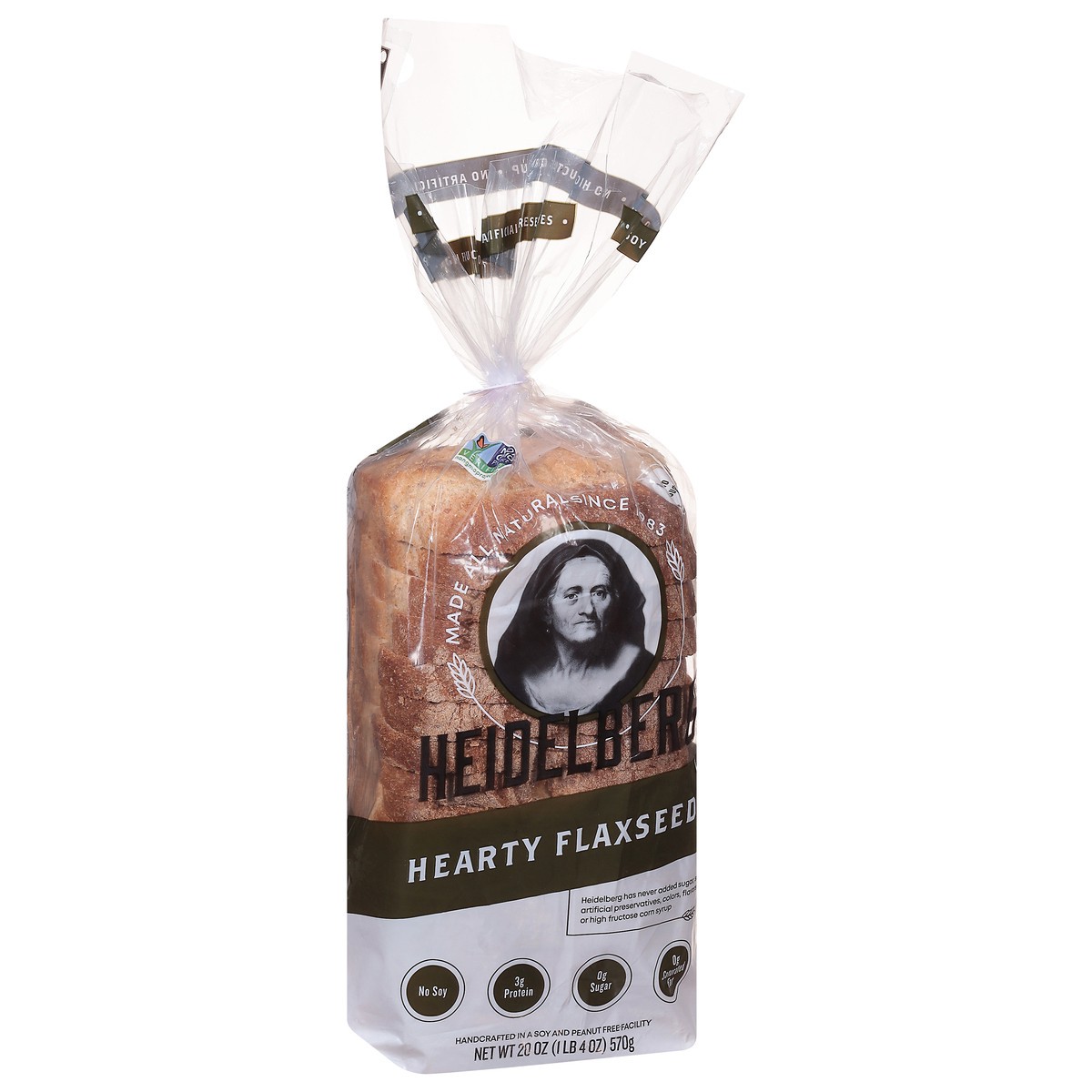 slide 2 of 9, Heidelberg Hearty Flaxseed Bread 20 oz, 20 oz