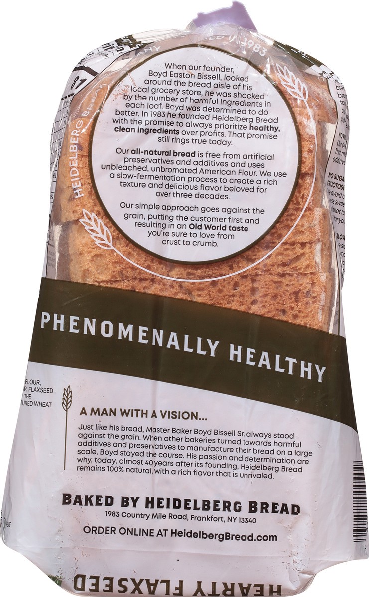 slide 7 of 9, Heidelberg Hearty Flaxseed Bread 20 oz, 20 oz