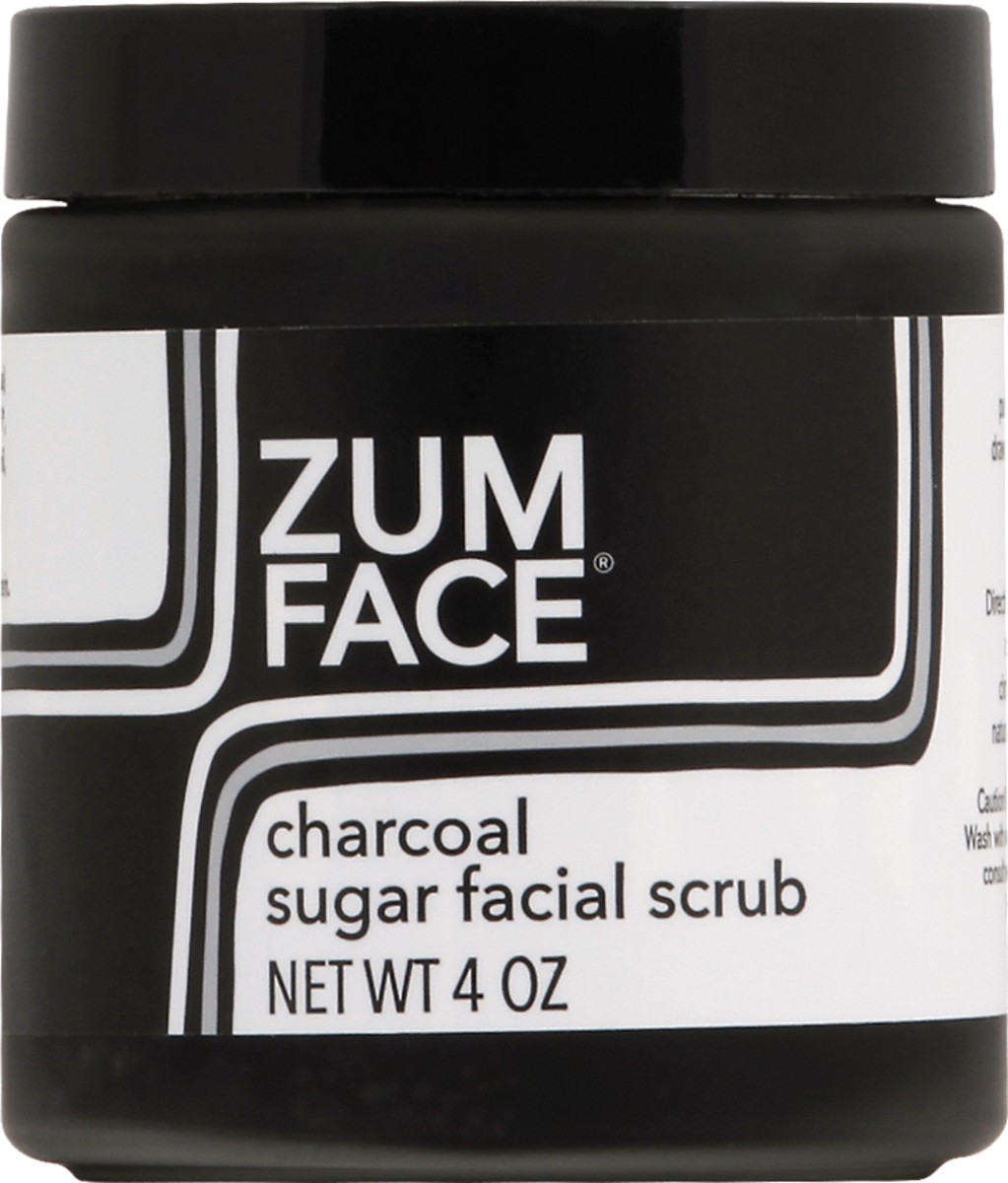 slide 2 of 10, Zum Face Charcoal Scrub, 4 oz