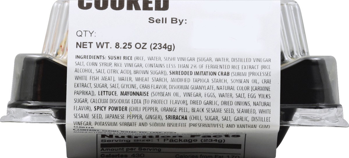 slide 2 of 4, Sushic Crab Roll 10 ea, 10 ct