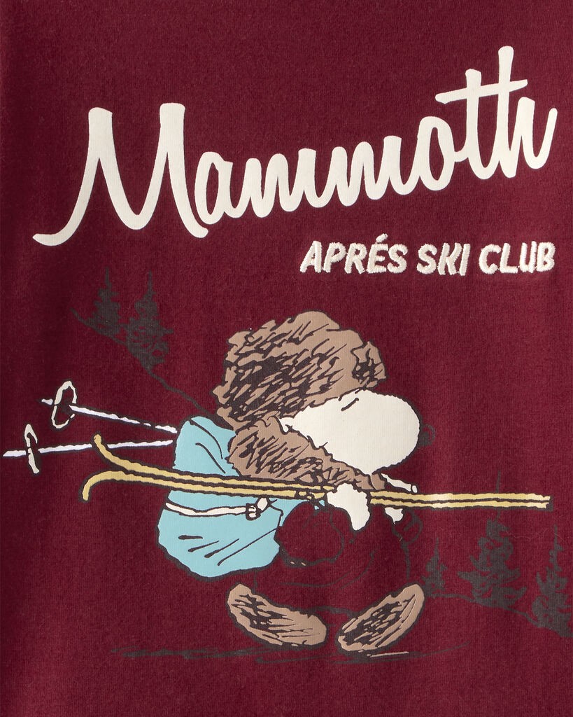 slide 4 of 4, Oshkosh Toddler Boy Peanuts Snoopy Graphic Tee - Red Maroon 4T, 1 ct