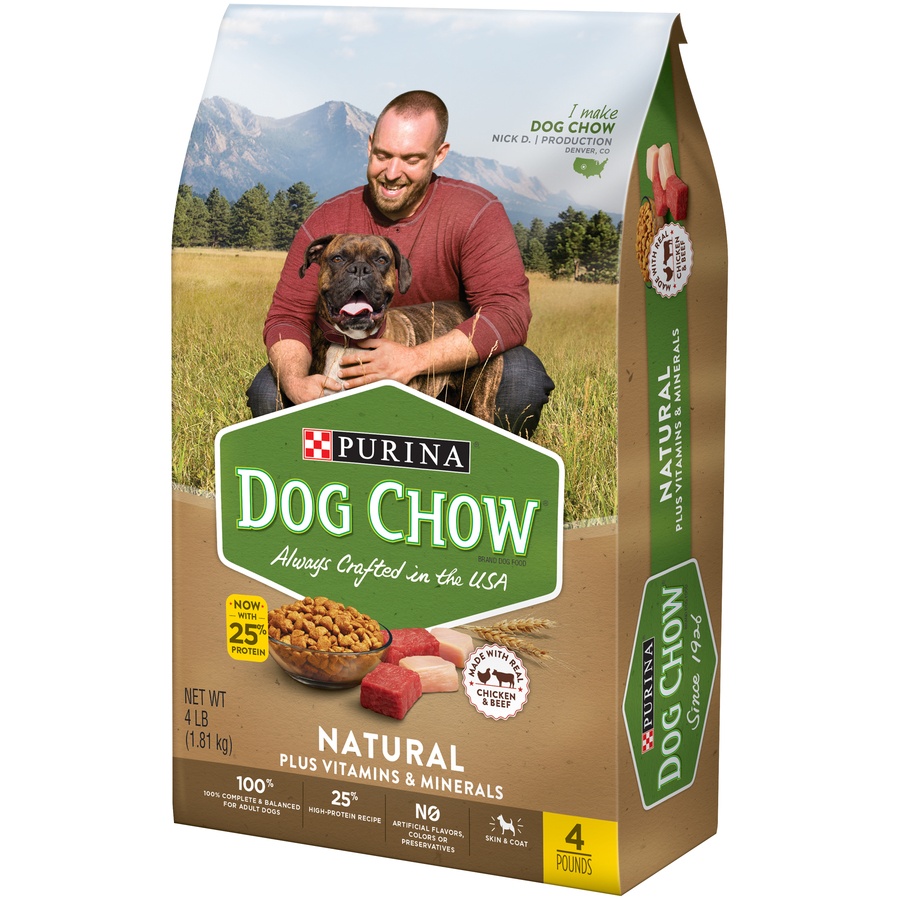 slide 3 of 7, Purina Dog Chow Dog Food Chicken, 4 lb