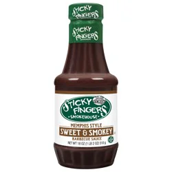 Sticky Fingers Smokehouse Memphis Style Sweet & Smokey Barbecue Sauce - 18 oz