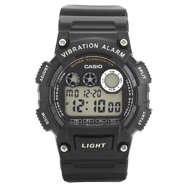 slide 1 of 1, Casio Men's Digital Watch, One Size