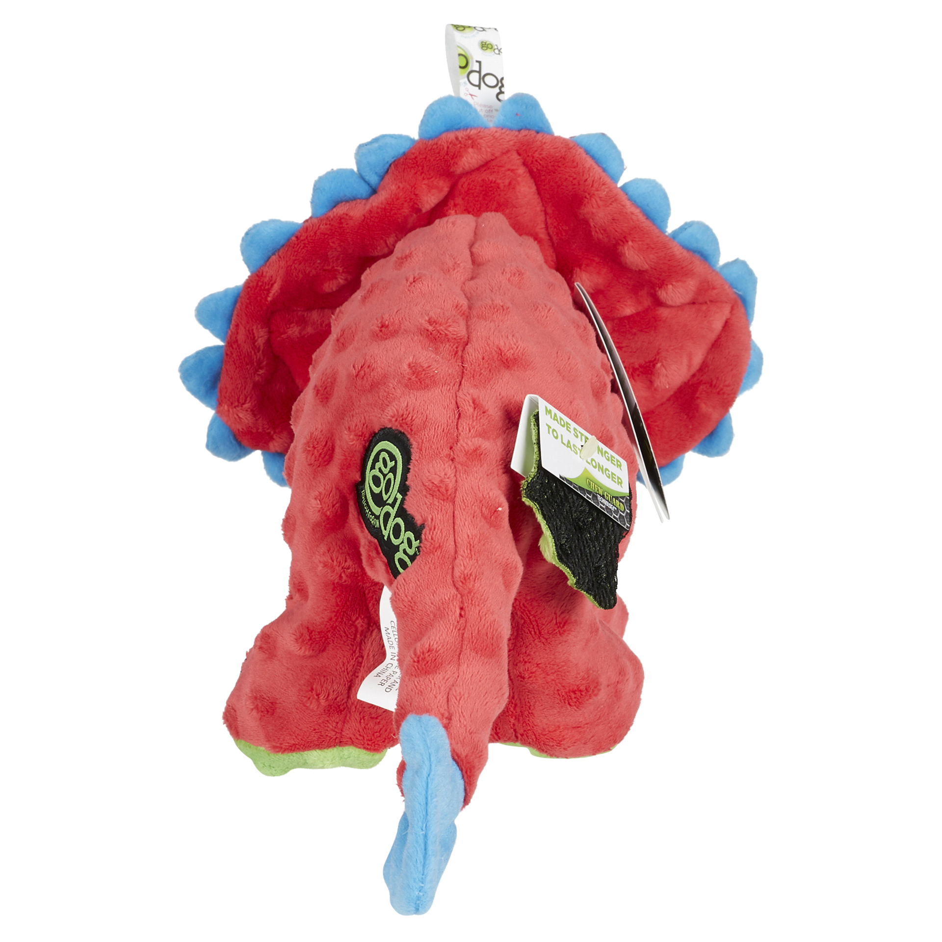 slide 26 of 29, GoDog Dinos Frills Dog Toy, 1 ct