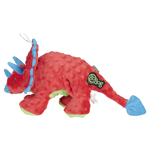 slide 7 of 29, GoDog Dinos Frills Dog Toy, 1 ct