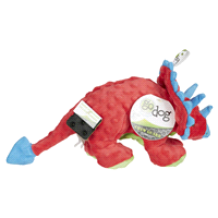 slide 3 of 29, GoDog Dinos Frills Dog Toy, 1 ct