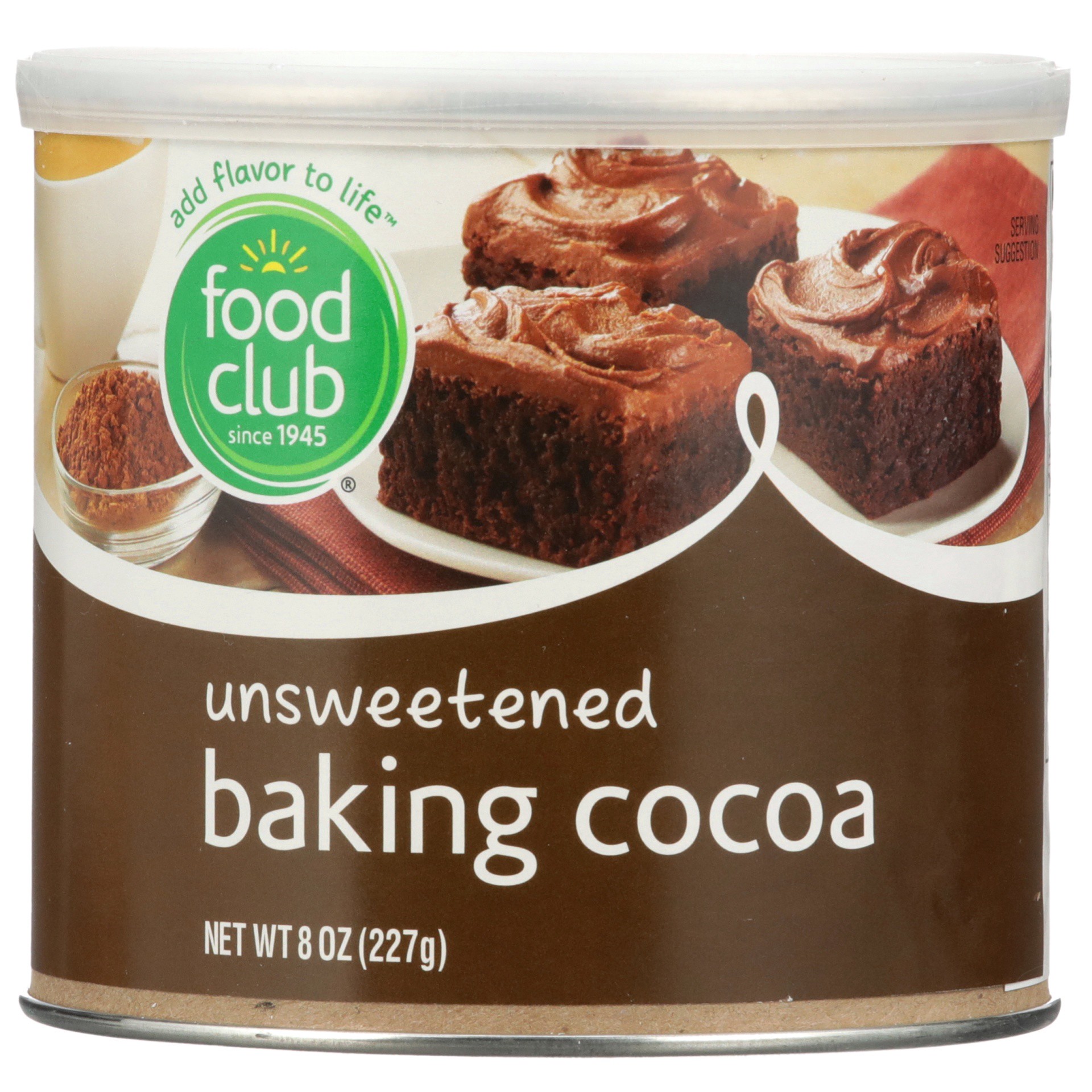 slide 1 of 6, Food Club Unsweetened Baking Cocoa, 8 oz