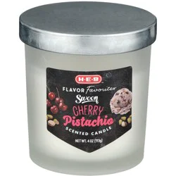 H-E-B Flavor Favorites Swoon Cherry Pistachio Scented Candle