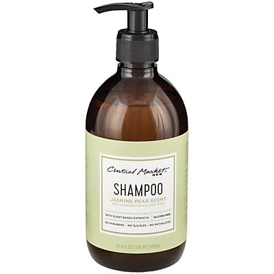 slide 1 of 1, Central Market Shampoo Jasmine Pear Scent, 16.9 oz