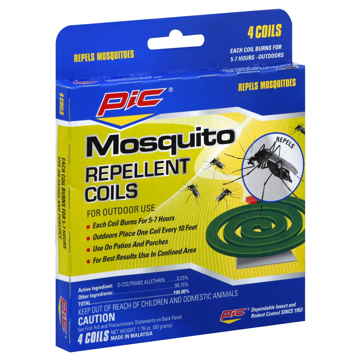 slide 2 of 4, PIC Mosquito Repellent 4 ea, 4 ct