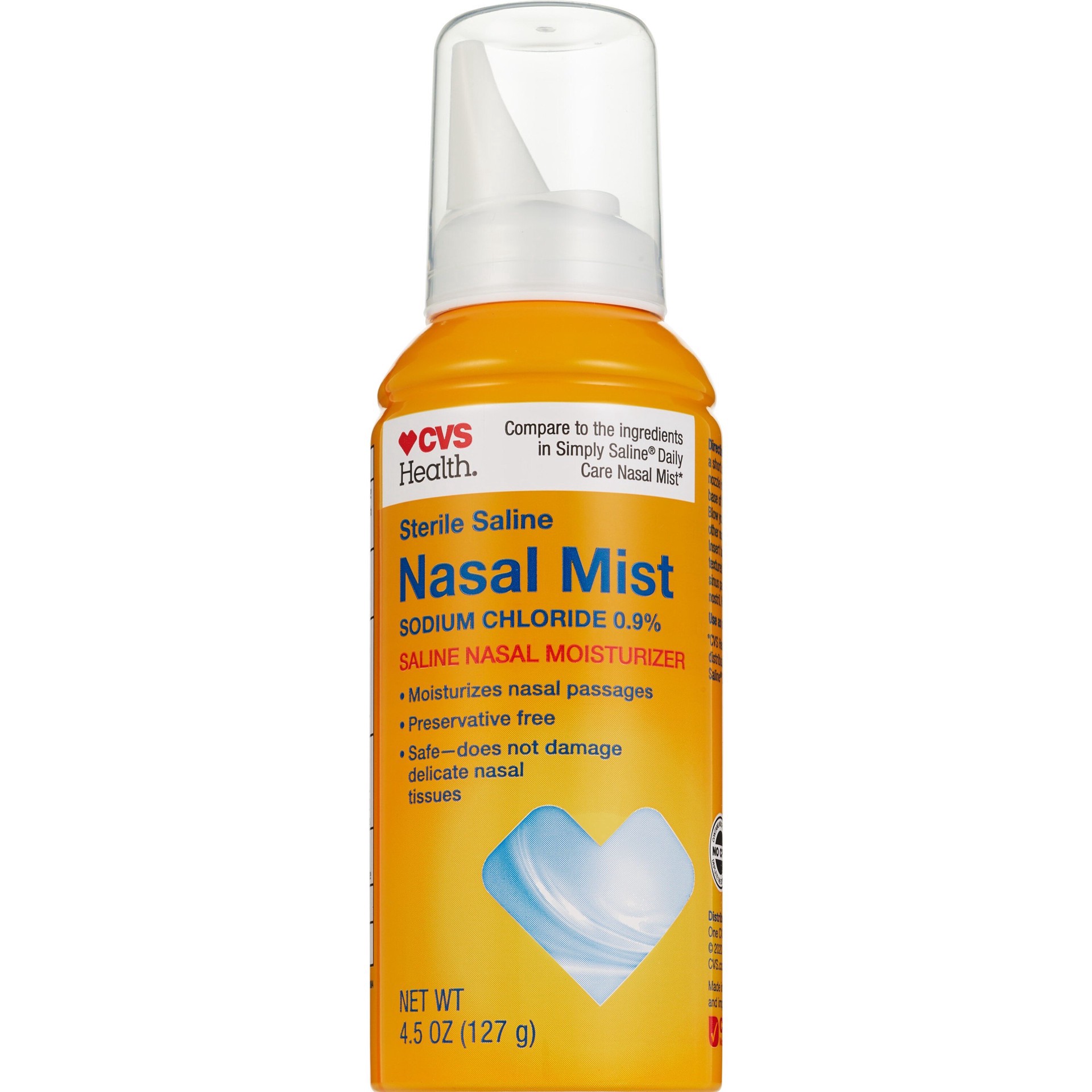 slide 1 of 1, CVS Health Sterile Saline Nasal Mist, 4.25 Oz, 1 ct