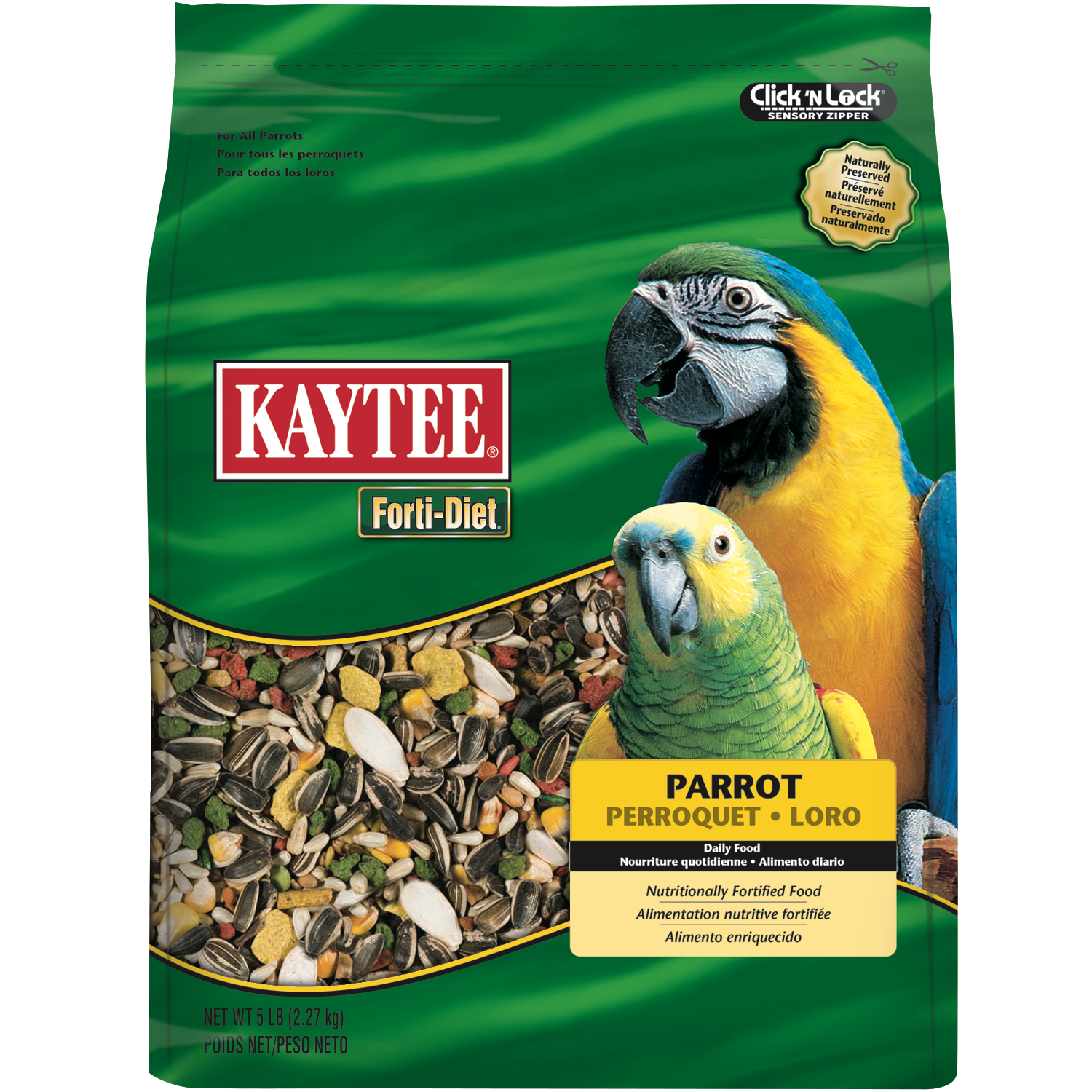slide 1 of 7, Kaytee General Market Kaytee Forti-Diet Parrot Food, 5 lb, 1 ct
