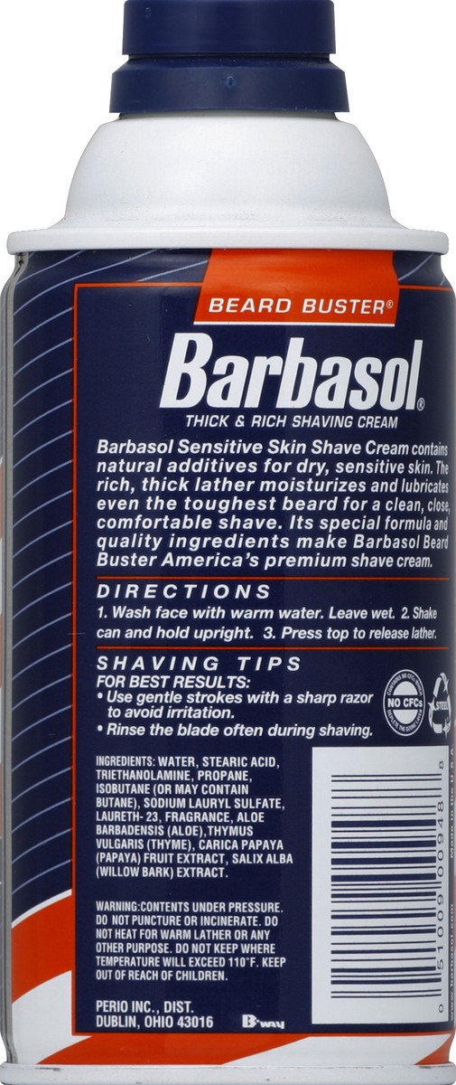 slide 2 of 3, Barbasol Shaving Cream 11 oz, 11 oz