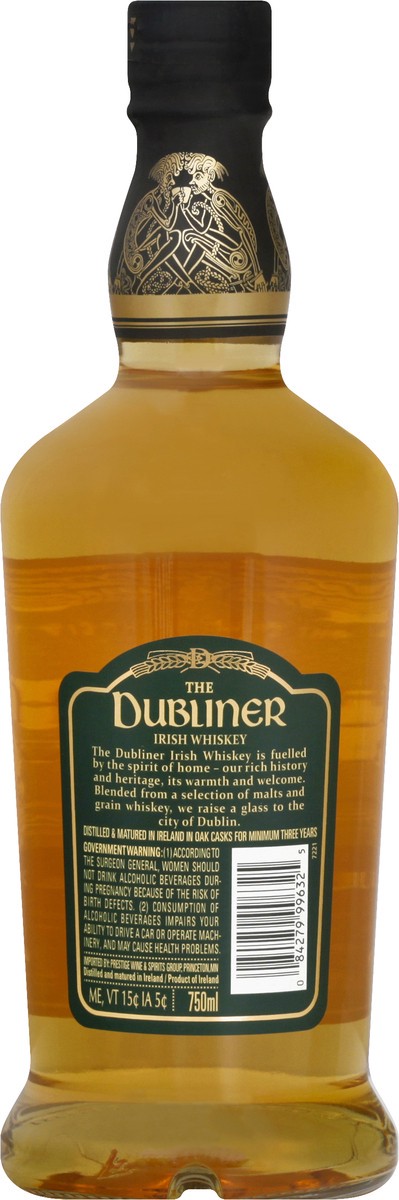 slide 3 of 7, The Dubliner Irish Whiskey 750 ml, 750 ml