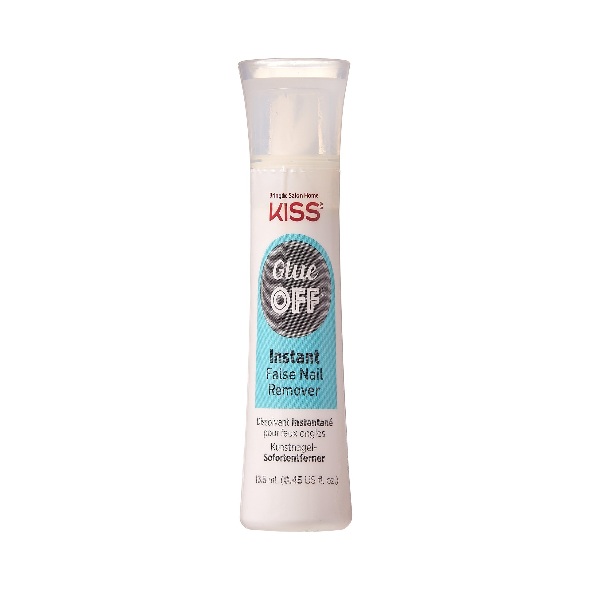 slide 5 of 5, KISS Glue OFF Instant False Nail Remover w. Chisel Tip, 13.5 ml (0.45 fl. oz.), 1 ct