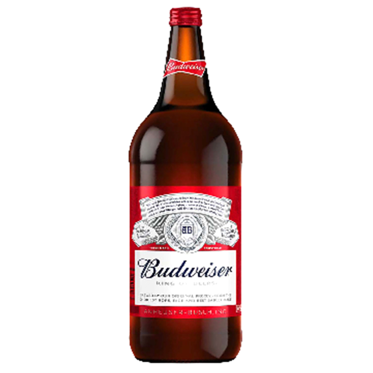 slide 1 of 6, Budweiser Single Glass Bottle, 40 fl oz