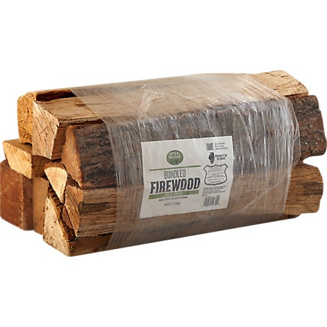 slide 1 of 1, Open Nature Firewood Bundled Kiln Dried 0.60 Cu. Ft. - Each, 1 ct