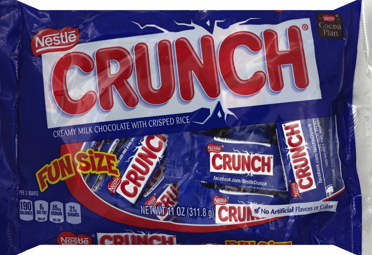 slide 5 of 5, Nestlé Crunch Fun Size Candy Bars , 11 oz