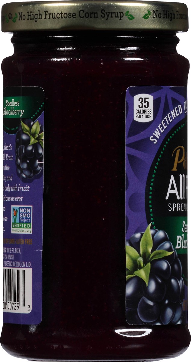 slide 2 of 7, Polaner All Fruit Seedless Blackberry Spreadable Fruit 10 oz. Jar, 10 oz