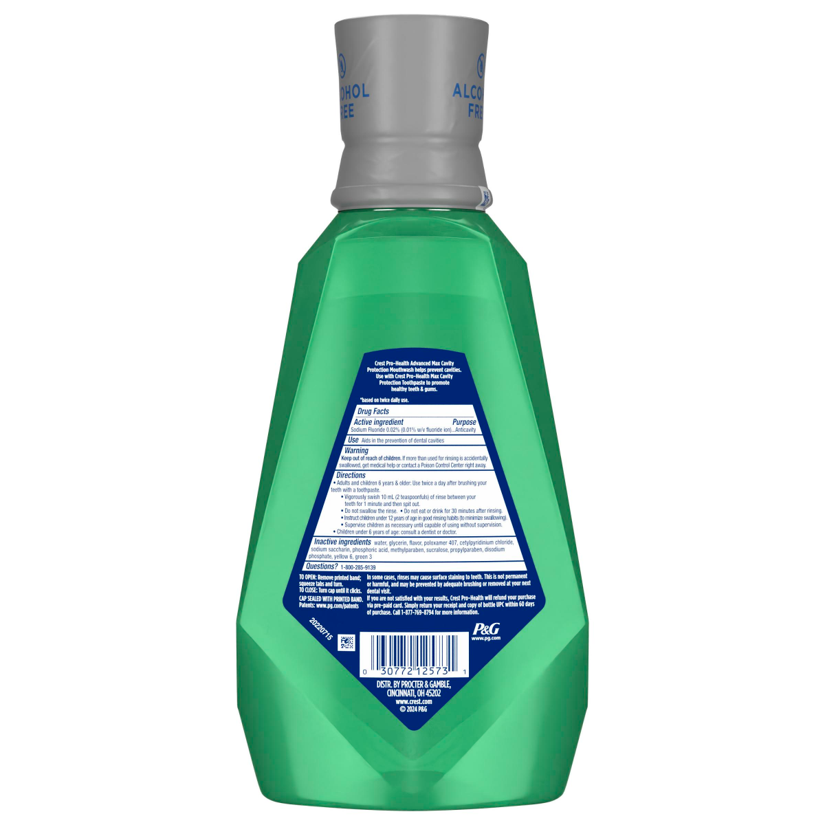 slide 27 of 29, Crest Pro-Health Advanced Maximum Cavity Protection Mouthwash - Mild Mint - 1L, 33.8 fl oz