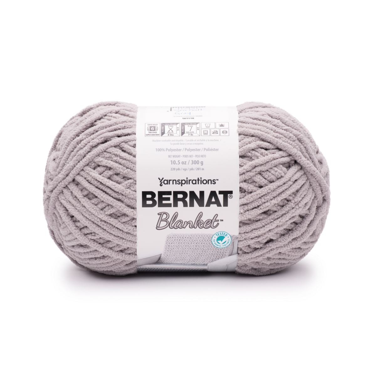 slide 1 of 1, Bernat Blanket Yarn Sea Gull Gray, 10.5 oz