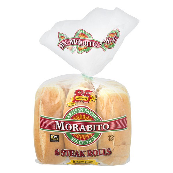 slide 1 of 1, Morabito Steak Rolls - 12 OZ, 6 ct