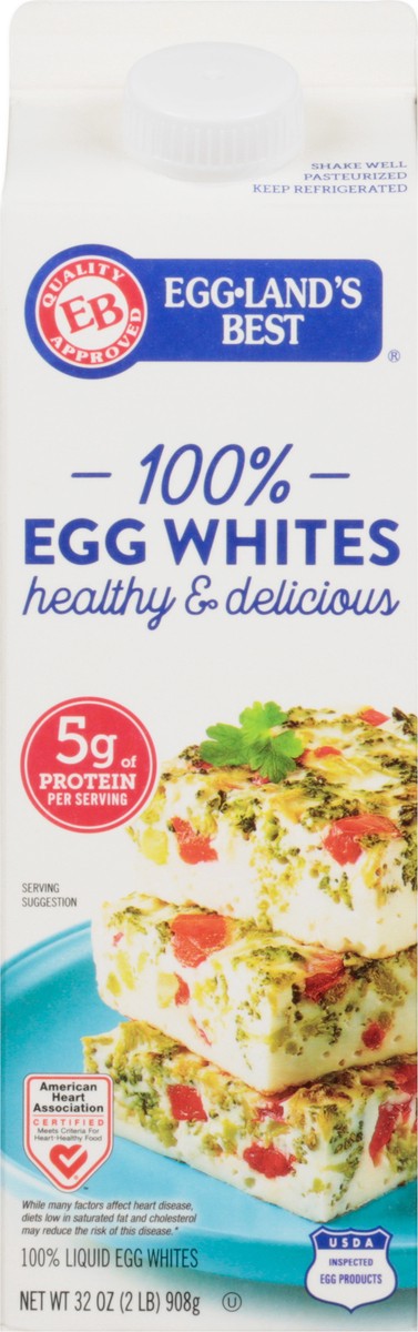 slide 11 of 14, Eggland's Best 100% Egg Whites, 32 oz
