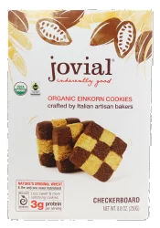 Jovial Organic Ancient Grain Checkerboard Einkorn Cookies 8.8 oz