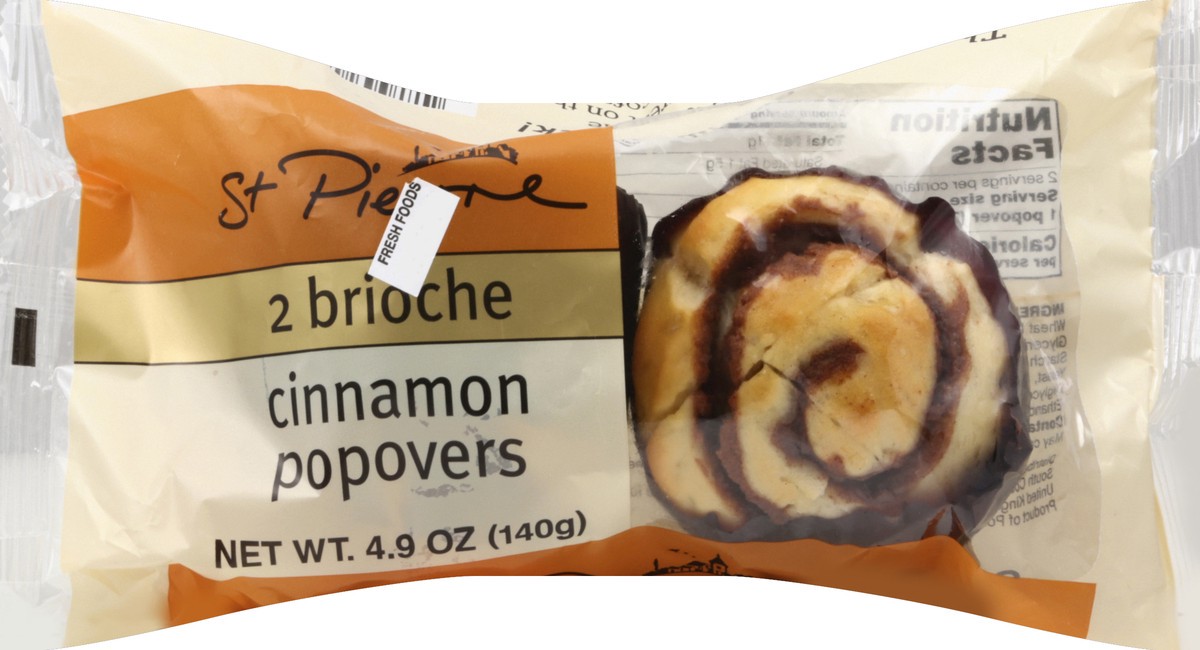 slide 4 of 5, St Pierre Cinnamon Popovers Brioche, 2 ct