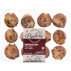 Bakery Chocolate Chip Mini Muffins - 12 ct