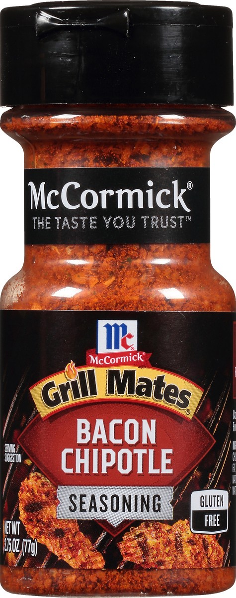 slide 3 of 7, McCormick Grill Mates Bacon Chipotle Seasoning 2.75 oz. Shaker, 2.75 oz