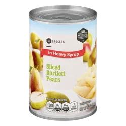 SE Grocers Pears Sliced Bartlett In Heavy Syrup