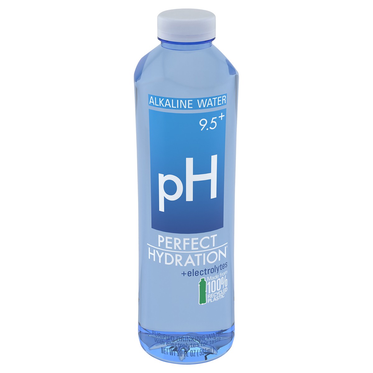 slide 1 of 6, Perfect Hydration 9.5+ pH Alkaline Electrolyte Enhanced Drinking Water, 20 fl oz, 20 fl oz