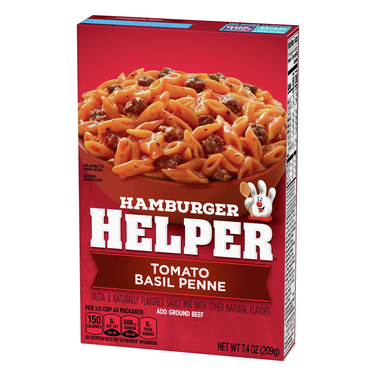 slide 3 of 9, Hamburger Helper Tomato Basil Penne 7.4 oz, 7.4 oz