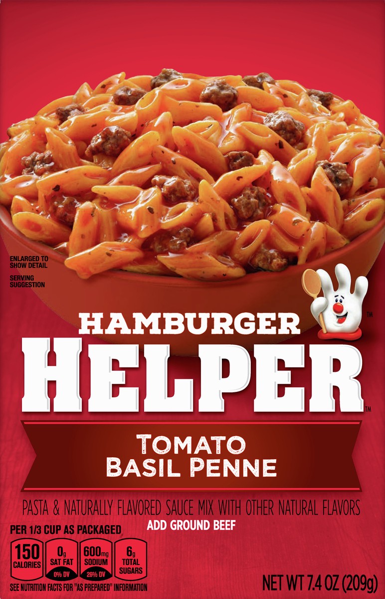 slide 6 of 9, Hamburger Helper Tomato Basil Penne 7.4 oz, 7.4 oz