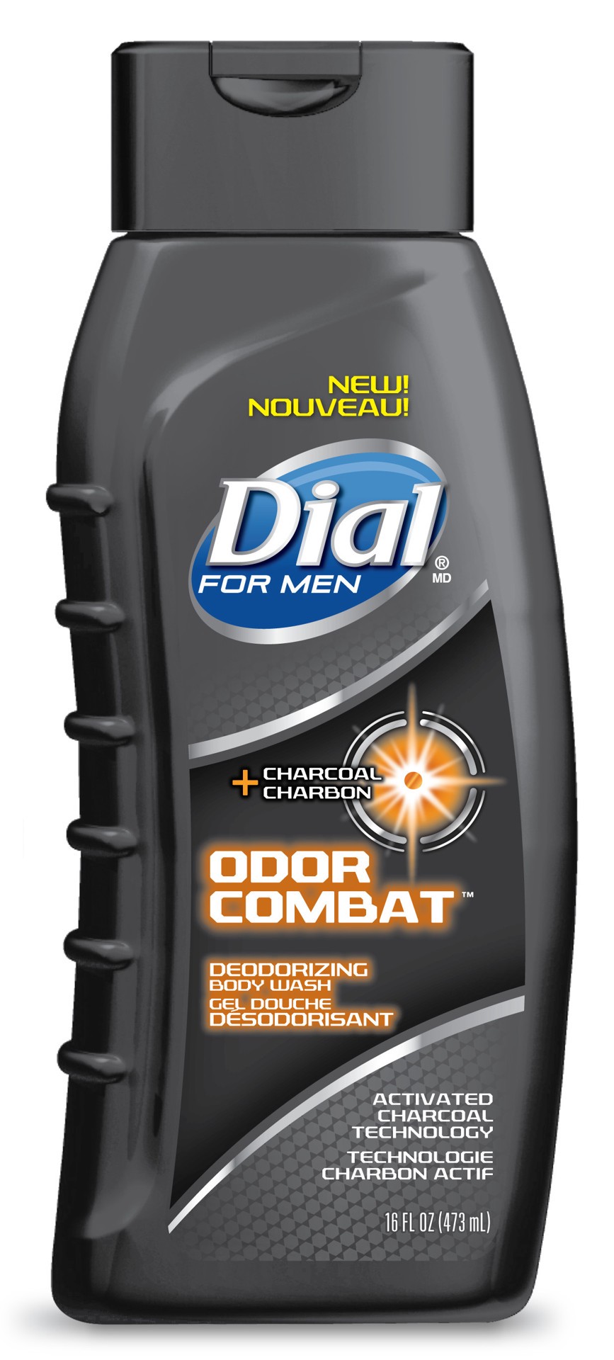 slide 1 of 2, Dial Odor Combat Mens Body Wash, 16 fl oz